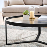 Modway Furniture Relay Coffee Table 0423 Black EEI-6155-BLK