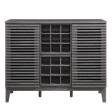 Modway Furniture Render Bar Cabinet 0423 Charcoal EEI-6156-CHA