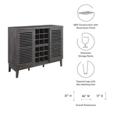 Modway Furniture Render Bar Cabinet 0423 Charcoal EEI-6156-CHA