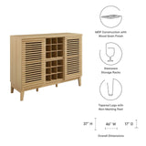 Modway Furniture Render Bar Cabinet 0423 Oak EEI-6156-OAK