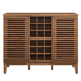 Modway Furniture Render Bar Cabinet 0423 Walnut EEI-6156-WAL