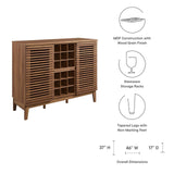 Modway Furniture Render Bar Cabinet 0423 Walnut EEI-6156-WAL