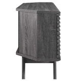Modway Furniture Render 46" Corner TV Stand 0423 Charcoal EEI-6157-CHA