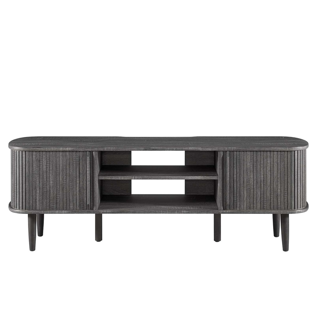 Modway Furniture Contour 55" TV Stand 0423 Charcoal EEI-6158-CHA