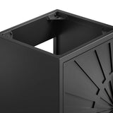 Modway Furniture Awaken 18" Bathroom Vanity Cabinet 0423 Black EEI-6159-BLK