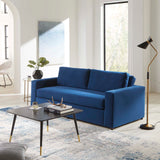 Modway Furniture Avendale Velvet Sofa 0423 Deep Navy EEI-6185-DNA