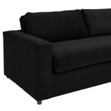 Modway Furniture Avendale Velvet Sofa 0423 Sable Black EEI-6185-SBL