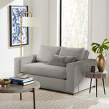 Modway Furniture Avendale Velvet Loveseat 0423 Fog Gray Velvet EEI-6189-FGR