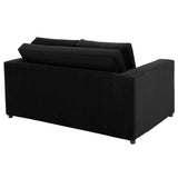 Modway Furniture Avendale Velvet Loveseat 0423 Sable Black EEI-6189-SBL