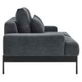 Modway Furniture Proximity Upholstered Fabric Sofa 0423 Charcoal EEI-6214-CHA