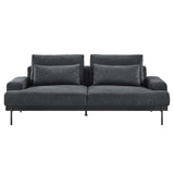 Modway Furniture Proximity Upholstered Fabric Sofa 0423 Charcoal EEI-6214-CHA