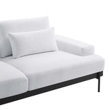 Modway Furniture Proximity Upholstered Fabric Sofa 0423 White EEI-6214-WHI