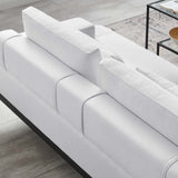 Modway Furniture Proximity Upholstered Fabric Sofa 0423 White EEI-6214-WHI