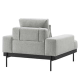 Modway Furniture Proximity Upholstered Fabric Armchair 0423 Light Gray EEI-6216-LGR