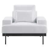 Modway Furniture Proximity Upholstered Fabric Armchair 0423 White EEI-6216-WHI