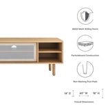 Modway Furniture Kurtis 60" TV Stand 0423 Oak EEI-6234-OAK