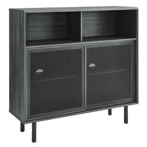 Modway Furniture Kurtis 47" Display Cabinet 0423 Charcoal EEI-6237-CHA