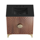 Modway Furniture Daylight 30" Bathroom Vanity 0423 Black Walnut EEI-6296-BLK-WAL