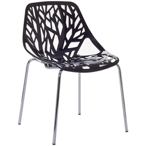 Stencil Dining Side Chair Black EEI-651-BLK