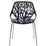 Stencil Dining Side Chair Black EEI-651-BLK