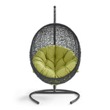 Encase Swing Outdoor Patio Lounge Chair Peridot EEI-739-PER-SET