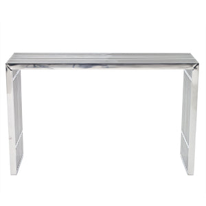 Gridiron Console Table Silver EEI-779-SLV