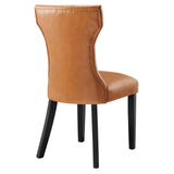 Modway Furniture Silhouette Dining Vinyl Side Chair XRXT Tan EEI-812-TAN