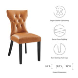 Modway Furniture Silhouette Dining Vinyl Side Chair XRXT Tan EEI-812-TAN