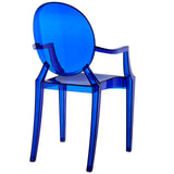 Casper Dining Armchairs Set of 2 Blue EEI-905-BLU