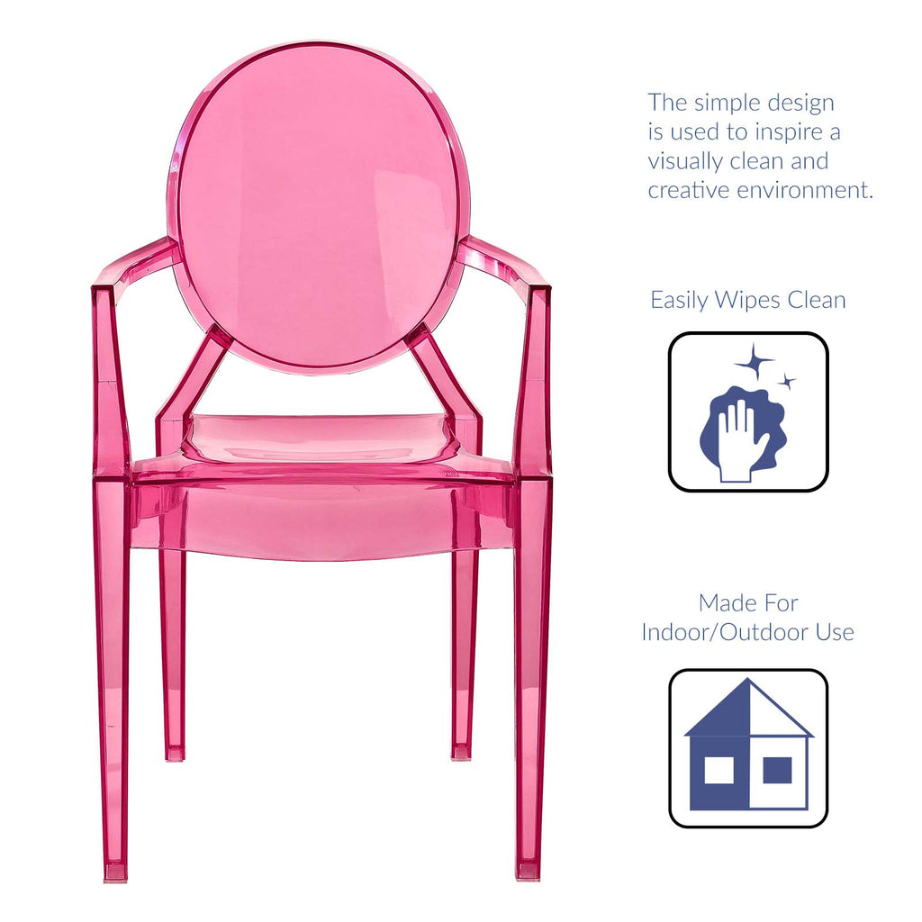 Casper Dining Armchairs Set of 2 Pink EEI-905-PNK