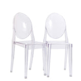 Casper Dining Chairs Set of 2 Clear EEI-906-CLR