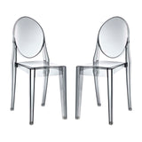 Casper Dining Chairs Set of 2 Smoke EEI-906-SMK