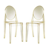 Casper Dining Chairs Set of 2 Yellow EEI-906-YLW