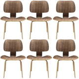 Fathom Dining Chairs Set of 6 Walnut EEI-910-WAL