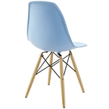 Pyramid Dining Side Chairs Set of 2 Light Blue EEI-928-LBU
