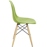 Pyramid Dining Side Chairs Set of 2 Light Green EEI-928-LGN