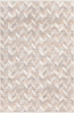 Chandra Rugs Effie 45% Wool + 45% Viscose + 10% Polyester Hand-Woven Contemporary Rug Brown/Tan/Beige 7'9 x 10'6