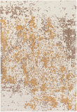 Egypt EGT-3077 Modern Polyester Rug EGT3077-913 Cream, Dark Brown, Mustard 100% Polyester 9' x 13'