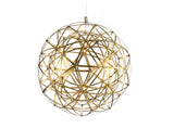 Bethel gold LED Chandelier in Stainless Steel