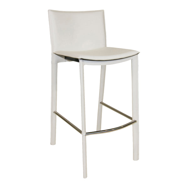 Moe's Home Panca Counter Stool 26"" White"