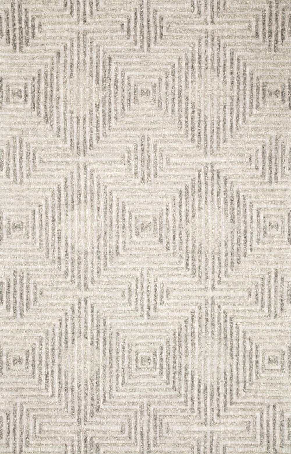 Loloi Ehren EHR-02 100% Wool Pile Hand Tufted Contemporary Rug EHREEHR-02GYSIB6F0