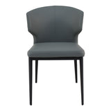 Moe's Home Delaney Side Chair Grey-M2