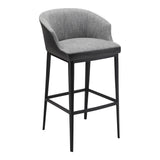 Moe's Home Beckett Barstool Grey