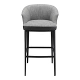 Moe's Home Beckett Barstool Grey