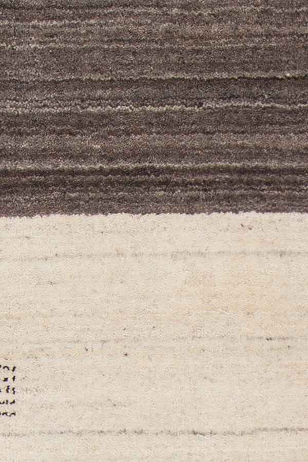 Chandra Rugs Elantra 100% Wool Hand-Knotted Wool Rug Brown/Beige 9' x 13'
