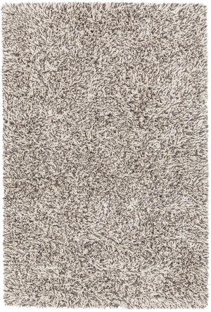 Chandra Rugs Eleanor 100% Wool Hand-Woven Contemporary Rug White/Grey 7'9 x 10'6