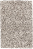 Chandra Rugs Eleanor 100% Wool Hand-Woven Contemporary Rug White/Grey 7'9 x 10'6