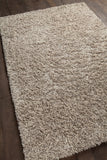 Chandra Rugs Eleanor 100% Wool Hand-Woven Contemporary Rug White/Taupe 7'9 x 10'6