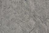 Elias Abstract Crosshatch Runner, Gray/Sage/Ice Green, 2ft-9in x 10ft
