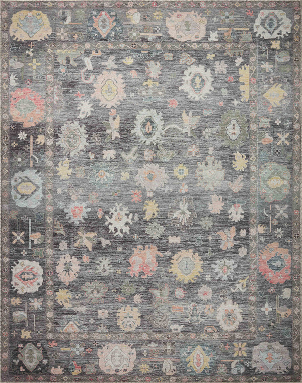 Loloi II Elysium Collection Charcoal / Multi 9'-6" X 14' Area Rug